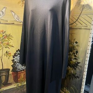 Chic Long Sleeve Black Dress